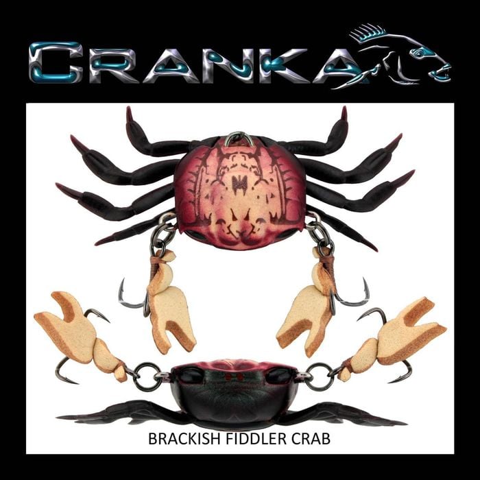 Cranka Crab 9.5g Sinking Hard Body Fishing Lure Brackish Fiddler