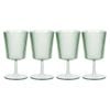 Davis & Waddell Saltara Plastic Wine Glasses 300ml Green Set of 4