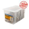 Zenith 10 - 8 x 65mm Gold Passivated Countersunk Rib Head Chipboard Screws - 500 Pack