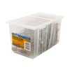 Zenith 10 - 8 x 65mm Gold Passivated Countersunk Rib Head Chipboard Screws - 500 Pack