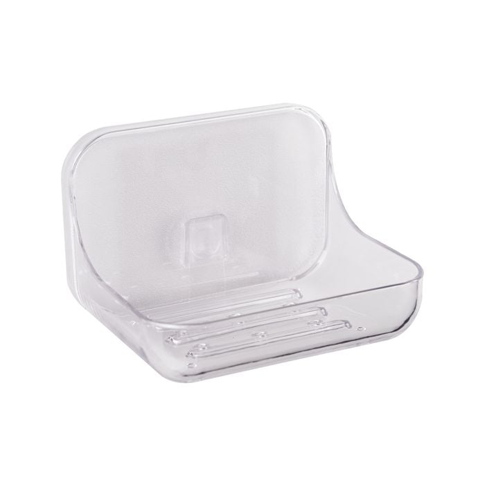 Naleon Clear Adhesive Works Soap Dish