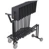 Hercules Pull Trolley Cart Musical Instrument Holder/Storage for Music Stands BK