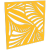 ProtectorAl 300 - 1200 x 300 - 1200mm Dark Yellow / Gloss White Jungle Unframed Composite Deco Panel