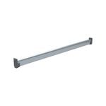 Flexi Storage Wardrobe 565 x 42 x 20mm Brushed Aluminium Hanging Rail