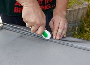 DIY Step Image - How to replace flyscreen mesh . Blob storage upload.