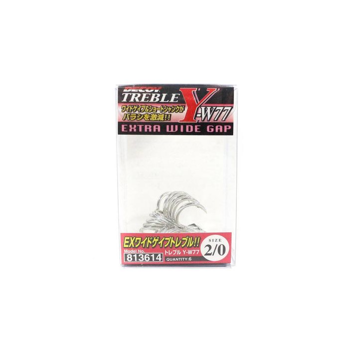 Decoy YW77 Wide Gap Extra Strong Treble Fishing Hook 2/0