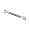 EnduraSeal 150mm Silver Lead Free Premium Flexible Braided Extension Water Connector - 2 Pack