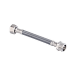 EnduraSeal 150mm Silver Lead Free Premium Flexible Braided Extension Water Connector - 2 Pack