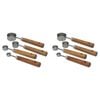 8pc Ecology Provisions Stainless Steel Measuring Spoons Set