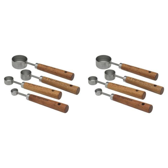 8pc Ecology Provisions Stainless Steel Measuring Spoons Set