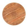 Bread And Butter 18" Wooden Lazy Susan Tray Brown
