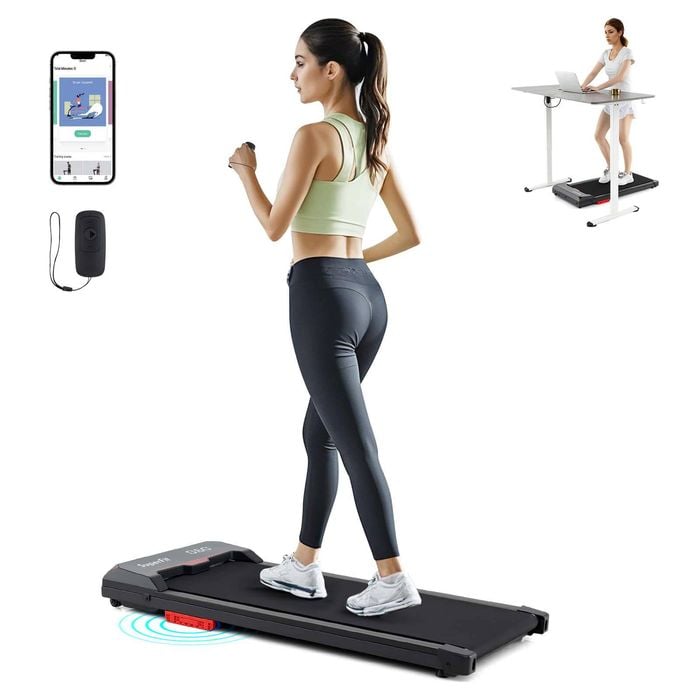 Costway Running Machine Walking Pad Electric Treadmill W/remote Control