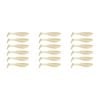 3x 6PK 3In Rapala Crush City Heavy Hitter Plastic Paddle Tail Lures - Whitebait