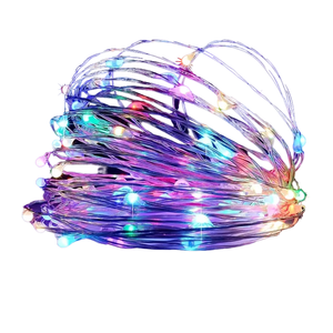 Lifebay Solar-Powered Sparkle: Christmas Copper Wire String Lights