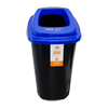 Morgan 45L  Blue Lid Recycling Bin - Blue