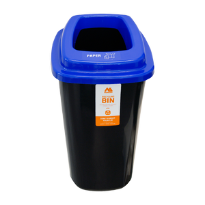 Morgan 45L  Blue Lid Recycling Bin - Blue
