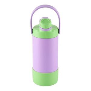 Avanti Yum Yum 2 Way Drinking Insulated Bottle 400ml - Purple/green