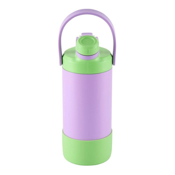 Avanti Yum Yum 2 Way Drinking Insulated Bottle 400ml - Purple/green