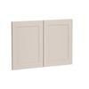 Kaboodle 900mm Cannellini Alpine Rangehood Doors - 2 Pack