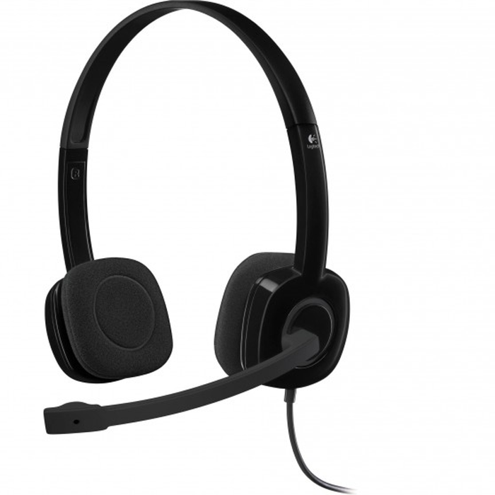 Logitech H151 Stereo Headset - Black