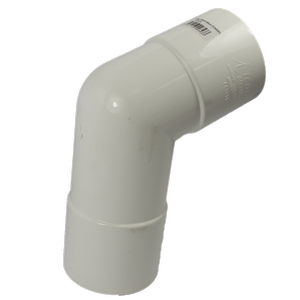 Icon 65mm PVC Round 112deg Bend Downpipe