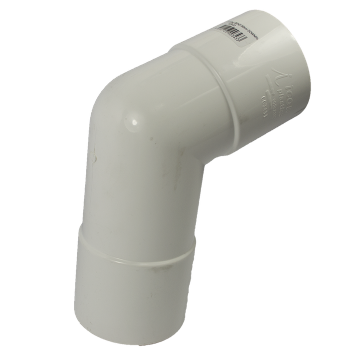 Icon 65mm PVC Round 112deg Bend Downpipe