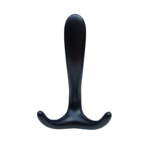 Taskmaster 130mm Matte Black Triple Robe Hook - 130mm Triple