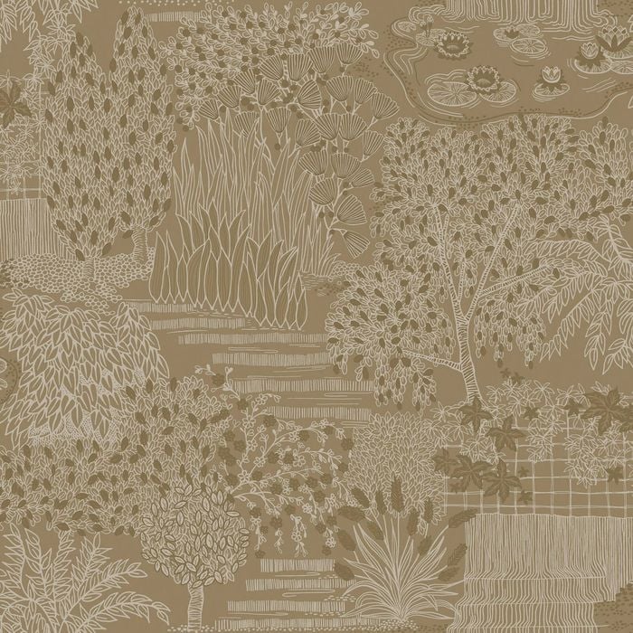 Holden Decor Mirissa Gold Wallpaper