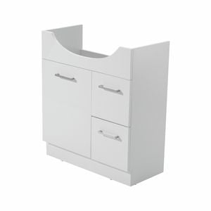 Estilo 750mm White Bathroom Vanity - Cabinet Only