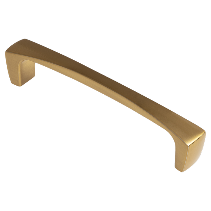 Kaboodle 128mm Brushed Amber Gold Cabo Kitchen Handle