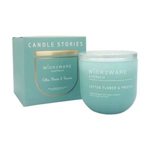 Candle SOY Jar 300g Cotton Flower Fresia