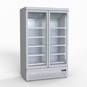 Thermaster Double Door Supermarket Fridge  - Commercial Drink Fridges (LG-1000GBM)