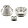 Cal Custom V Groove Aluminium Pulley Set (set C), Suits Ford Windsor/cleveland 1969+