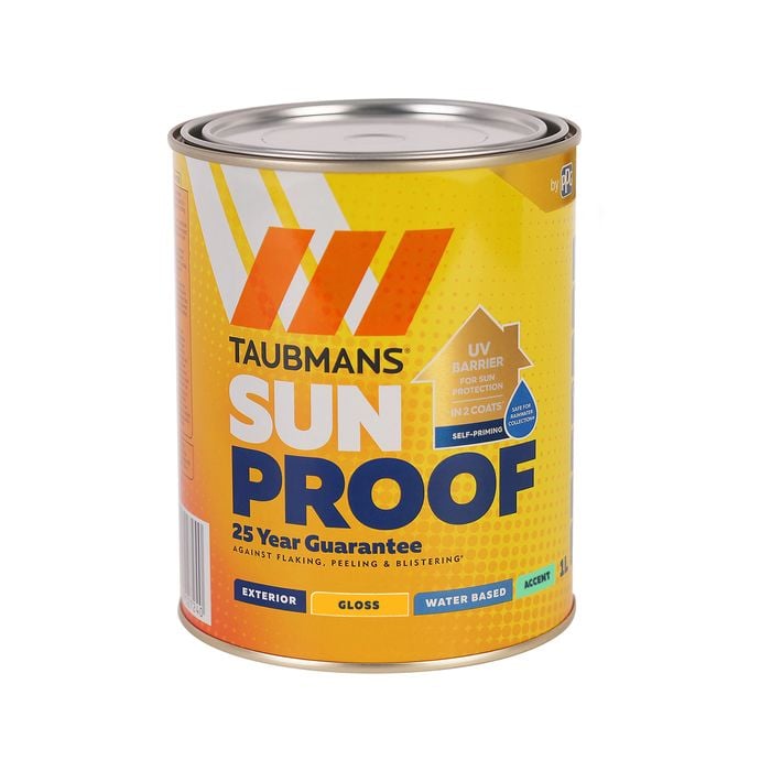 Taubmans 1L Accent Gloss Sunproof Exterior Paint