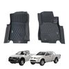 AUSGO Car Floor Mats for Mitsubishi Triton ML MN series Single / Extra Cab 2006-2015 All-Weather Floor Liners