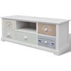 vidaXL French TV Cabinet Wood Entertainment Stand Display Sideboard Table