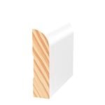 Porta 42x11mm 2.7m Bullnose Architrave Pre Primed FJ Pine