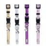4PK Paws & Claws Breakaway Cat Collar Metallic 30cm Assorted