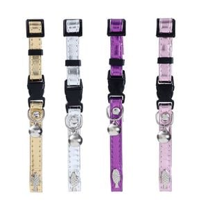 4PK Paws & Claws Breakaway Cat Collar Metallic 30cm Assorted