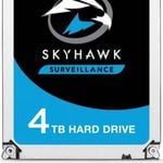 Seagate 4TB 3.5' SkyHawk 256MB SATA3 Surveillance Optimized, NVR Ready