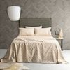 Park Avenue Single Cotton Flannelette Bed Sheet Sets - Ginko