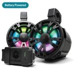 SoundExtreme TB8 IP66 1 Battery-Powered Amplified Speaker + 1 Passive Speaker