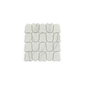 Johnson Tiles 268.5 x 282mm Carrara Satin Bellaflair Mosaic