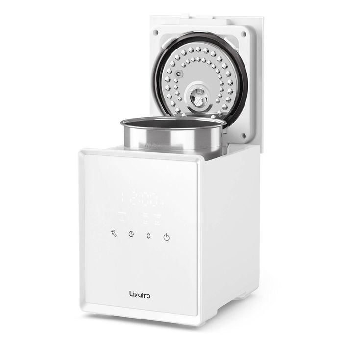 Livatro 3L Stainless Steel Warm Mist Humidifier Bedroom Sleep Mode Auto Off Home
