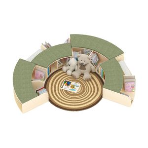 Jooyes Puzzle Series Reading Bench with Storage Set