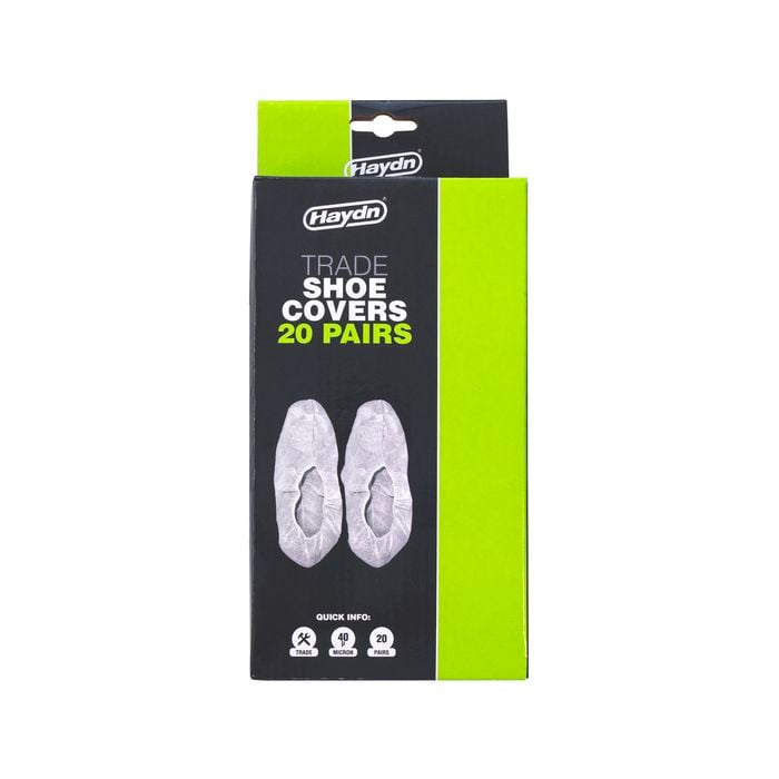 Haydn White Shoe Covers - 20 Pairs