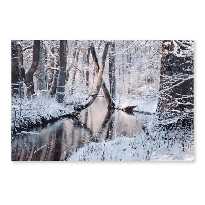 Beautiful Winter River   Print 100% Australian Made 90 x 60cm  (Acrylic)