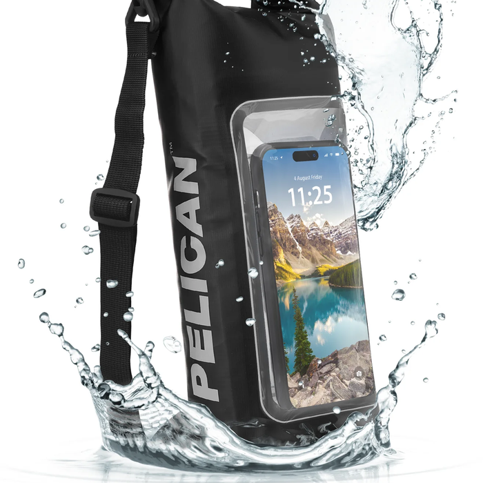 Pelican Marine Waterproof 2L Dry Bag - Stealth Black