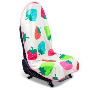 Catzon Car Seat Cover Waterproof Washable For Car Suv Truck-strawberry