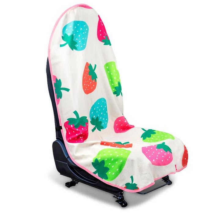 Catzon Car Seat Cover Waterproof Washable For Car Suv Truck-strawberry